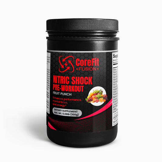 Nitric Shock Pre-Workout Powder (Fruit Punch)